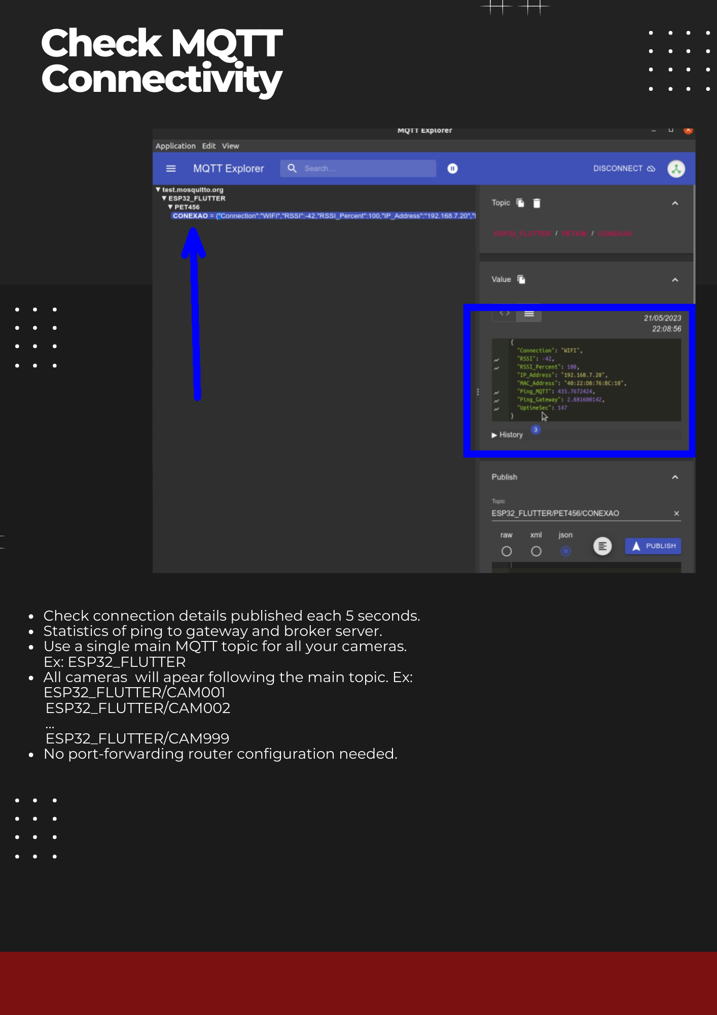 ESP32-CAM Live Streaming Flutter App - 3